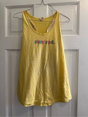 Ideal Yellow Racerback Tank Top